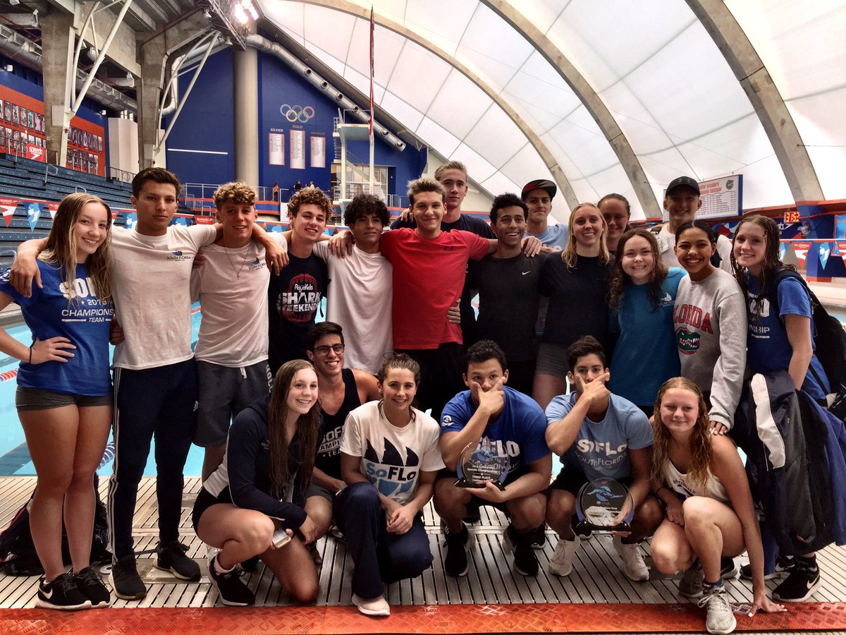 swim4soflo's tweet photo. SoFlo rocked the Southern Zone Sectionals Meet finishing 3rd Combined with Trials Cut, Juniors Cuts, Futures and many Best Times! #GoSoFlo https://t.co/3F8y7ArI9J