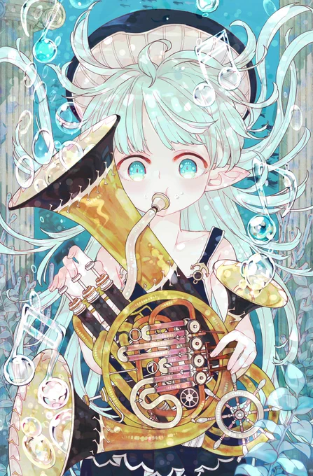 #海の日
去年の海の日に描いたイラスト 