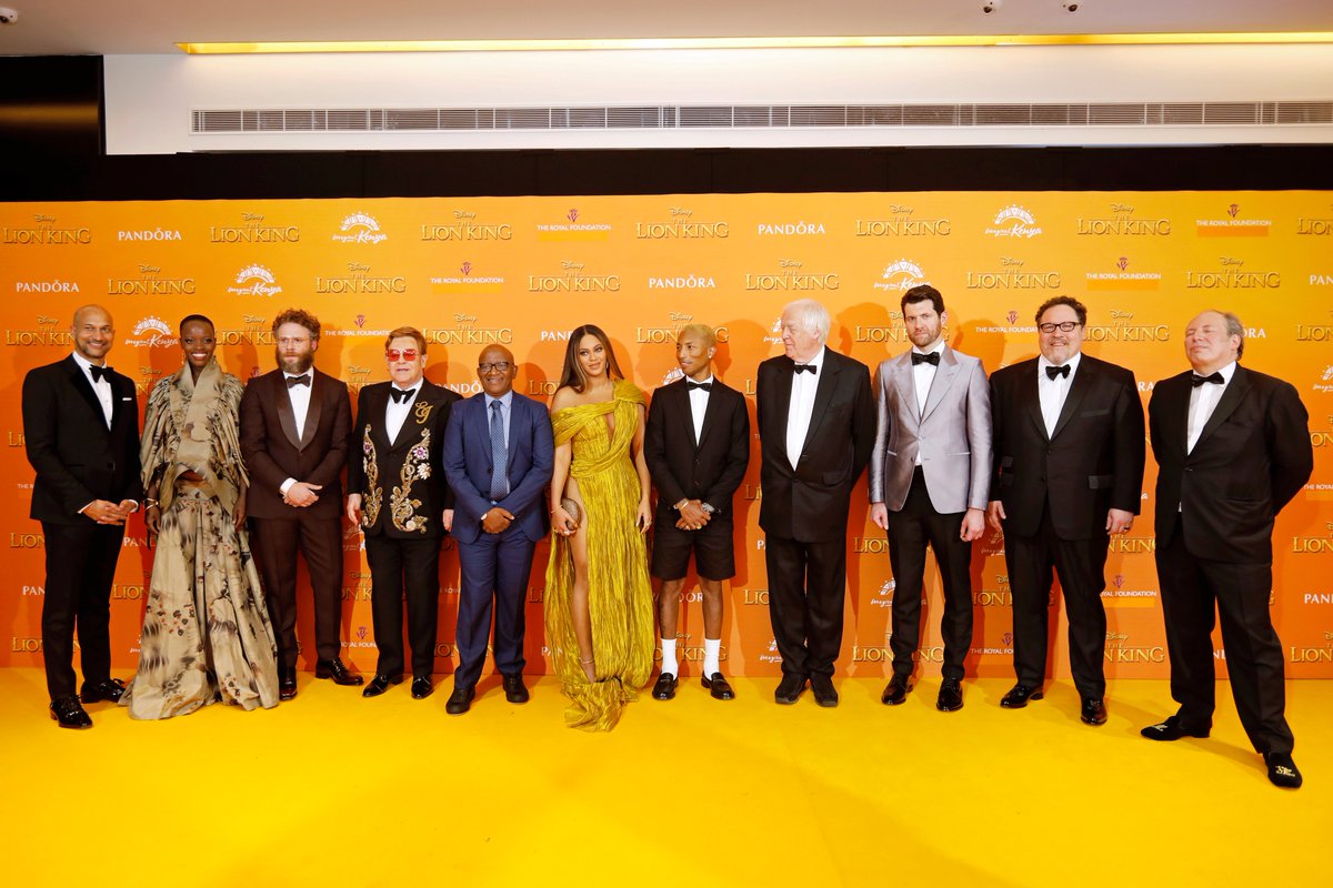 The Duke and Duchess of Sussex attended the European Premiere of #TheLionKing alongside cast and filmmakers. Check out pictures from tonight’s event now 👑 (1/3)