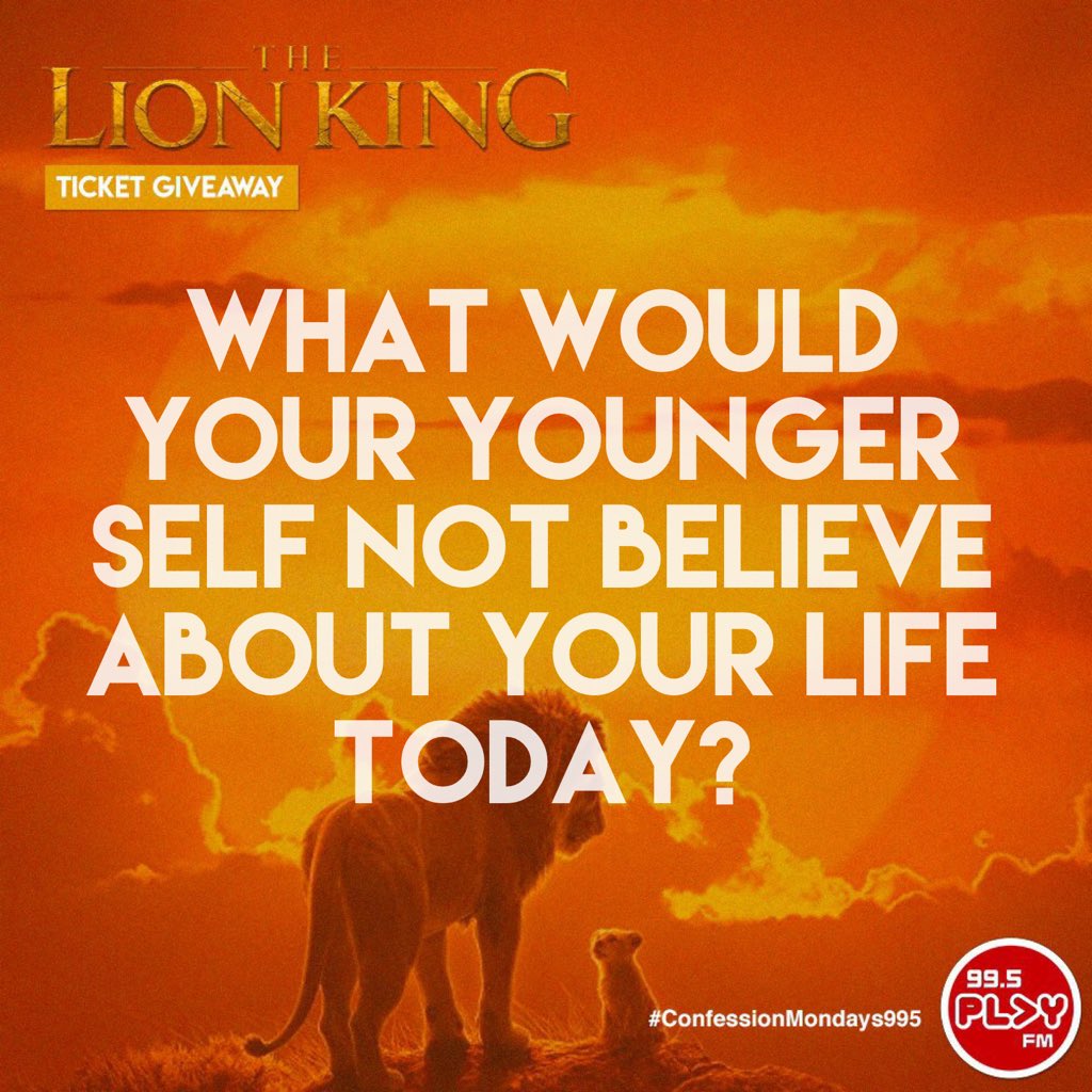 995PlayFM's tweet image. Join #ConfessionMondays995 to win tickets to #LionKing! 

Just reply below 👇🏼
#FirstThing995 
Jelo x Jaz x Katz 
@angeloandres @_jazreyes @KatzSalao