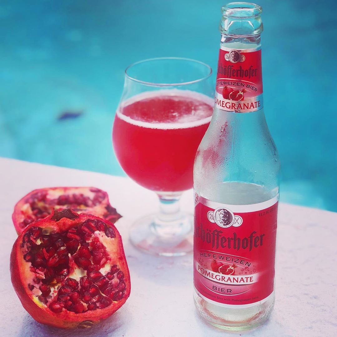 Our kind of #Sunday!! . . . . #schofferhoferbeer #schofferhoferpomegranate #pomegranatebeer #beertime #cocktails #beer