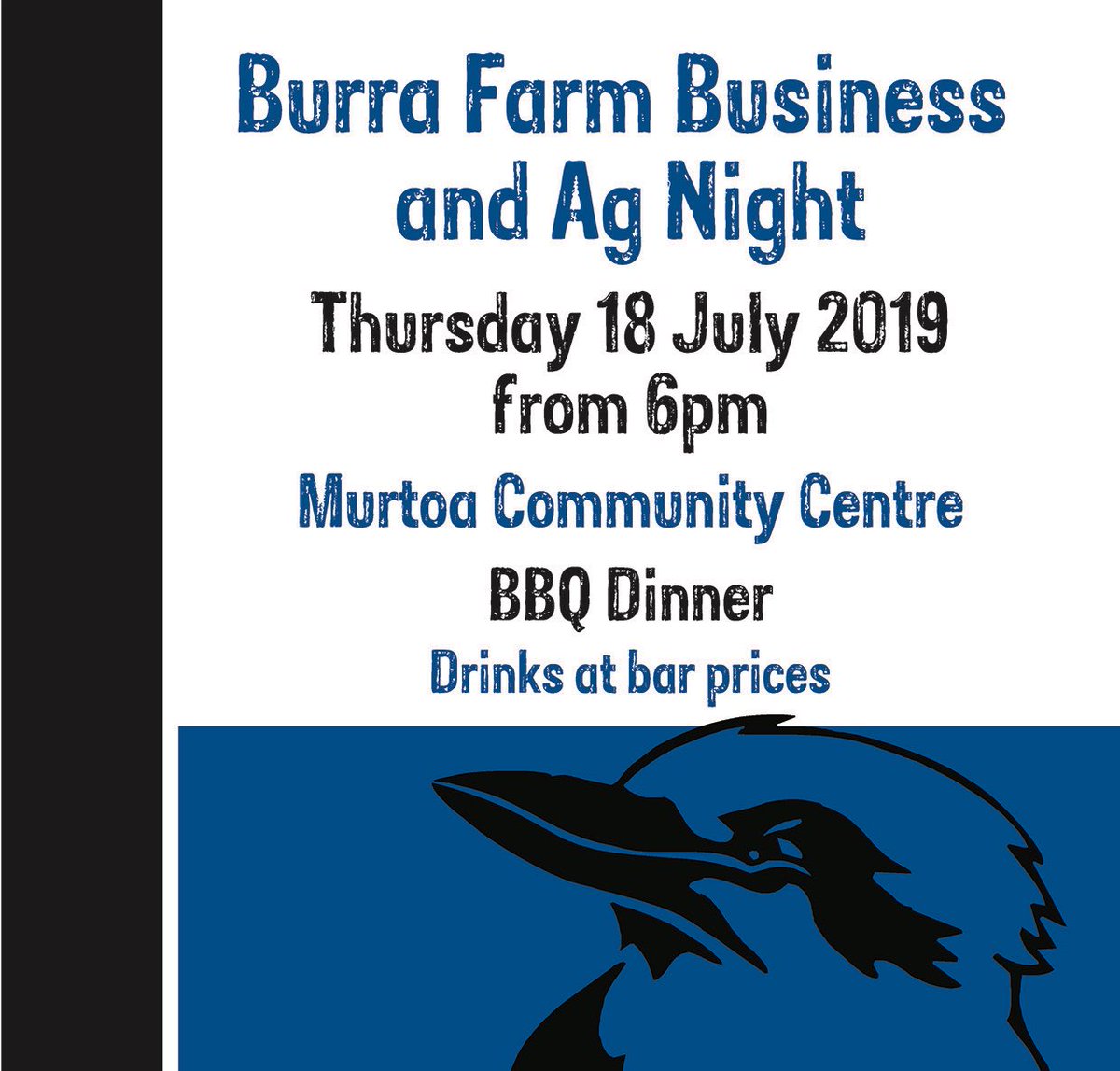 wimpakminyip's tweet photo. We are looking forward to being at the ⁦@TheBurras⁩ Ag night on Thursday. Plenty of interesting topics from finance, agronomy, to equipment and market information. Everyone is welcome to attend. https://t.co/rUSdb8pSZF
