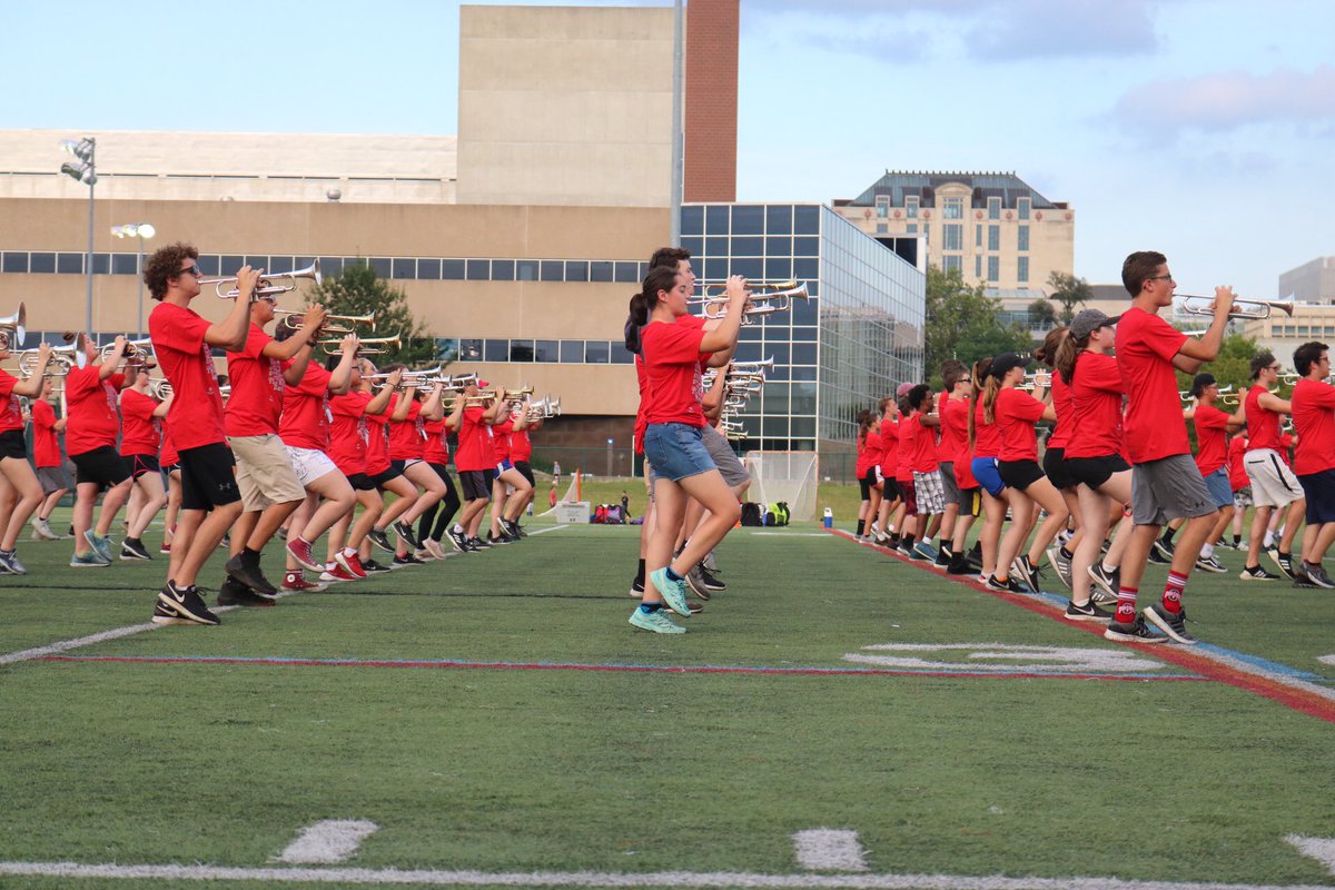 TBDBITL's tweet photo. Today marks the end of our annual high school summer clinic — more than 200 high school students joined us for a weekend of music and marching! #GoBucks https://t.co/aW4QIf7mMO