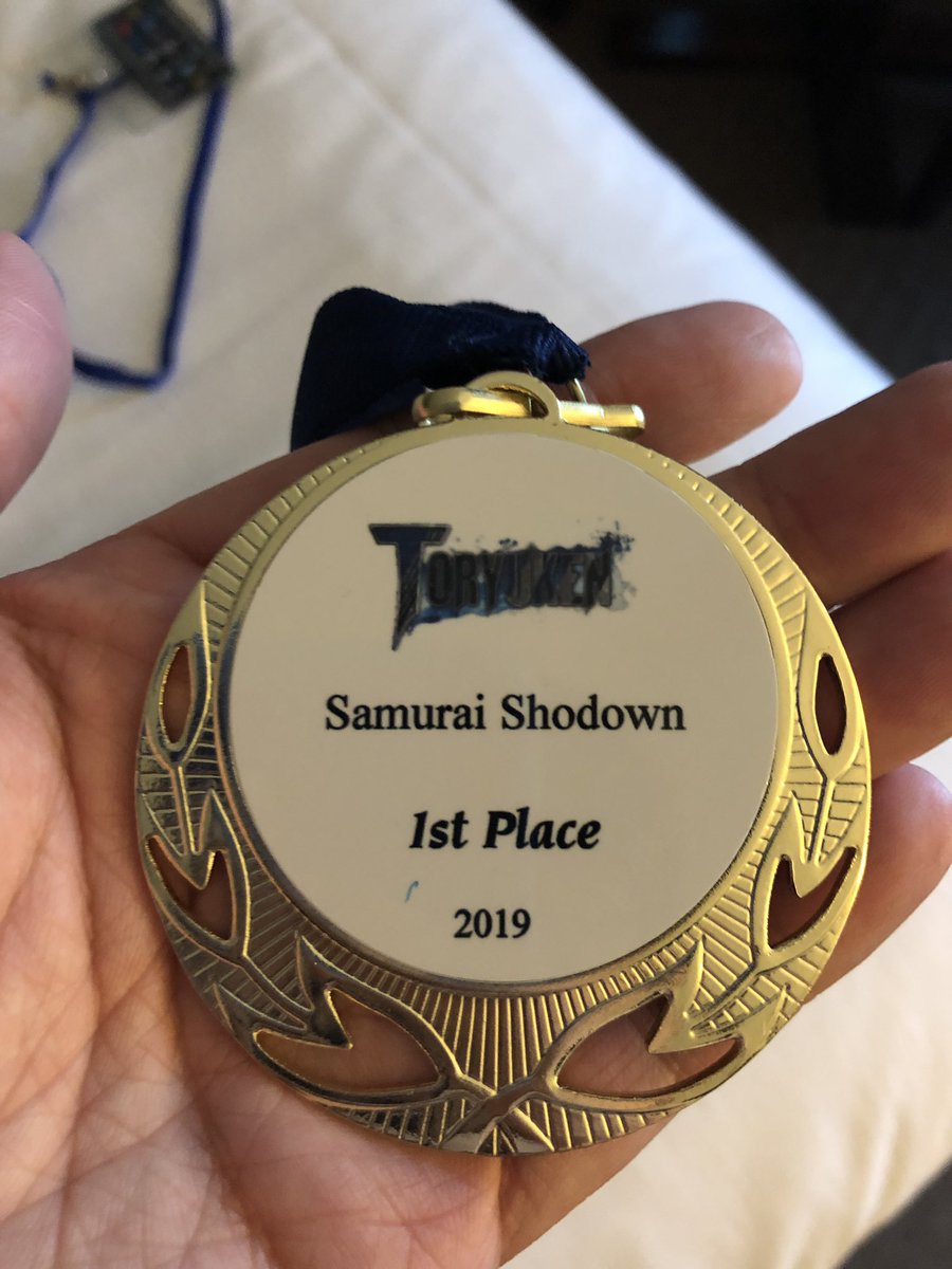 JWonggg's tweet image. Toryuken is over for me 

It was a good run I must say 

1st in Samurai Shodown 
1st in ST 
1st in USF4 
1st in KOF98UM
2nd in Sam Sho V Special 
2nd in UMVC3 
5th in SFV 😑

They didn’t run Last Blade 2 but I practiced for it 😭

NYC for DTN next week last tourney before EVO