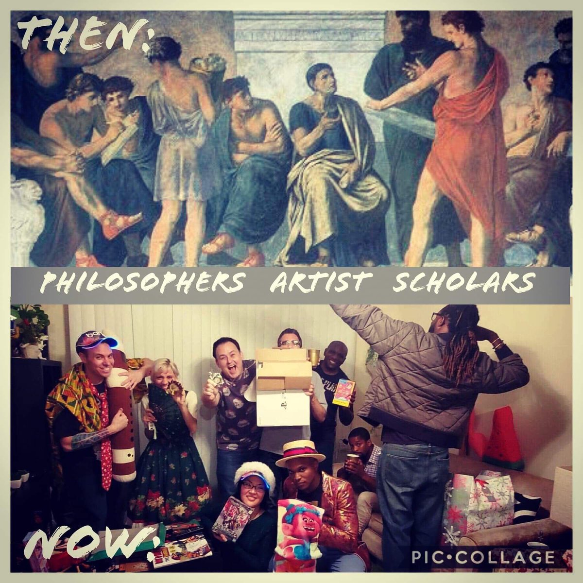 RLMyles3's tweet photo. Philosophers artist and scholars! Great time with amazing friends. Christmas in July Gathering of the Minds!
#Aristotle #sunday #book #bookworm #booknerd #life #philosophers #childrenofadaban #philosophy #daily #instadaily #follow #instafollow #followme #like #lol #AmWriting https://t.co/mgZBhETOFI