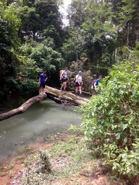 RobGLloyd's tweet photo. Jungle Trekking with The Willink School in #Laos Super proud of them @OutlookExpeds https://t.co/qBQ1v2OvW8