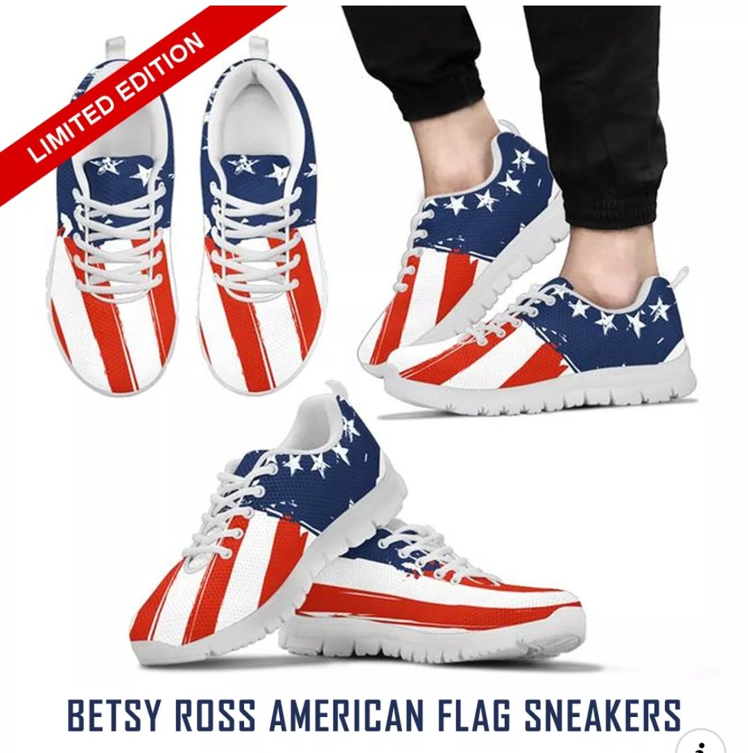 Damn, every REAL American should wear these shoes every day, that would really stick to us liberal commies. They for sure are good shoes that won't make you look like actual clowns.