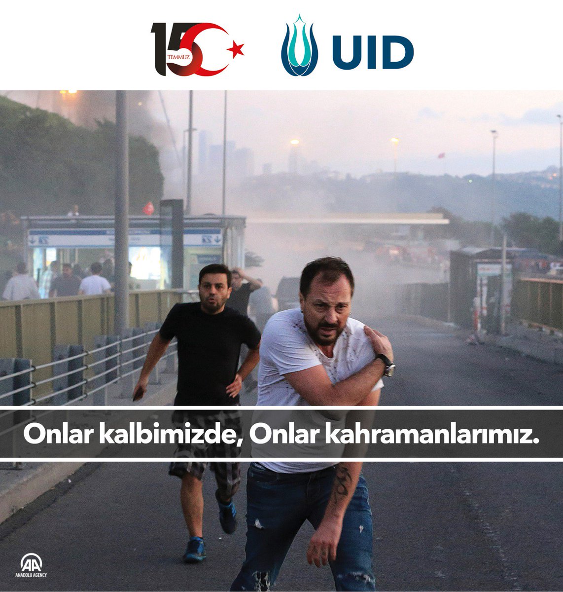 UIDRUHR's tweet photo. 15 Temmuz Demokrasi ve Milli Birlik Günü’nün 3’üncü sene-i devriyesinde "Ya İstiklal ya Ölüm" diyerek darbecilere karşı Vatan savunmasında yer alan tüm şehitlerimizin ruhu şad mekanı cennet olsun..

#15TemmuzGecesi  🇹🇷
#15TemmuzuUnutma  🇹🇷 https://t.co/2apKmCVlL4