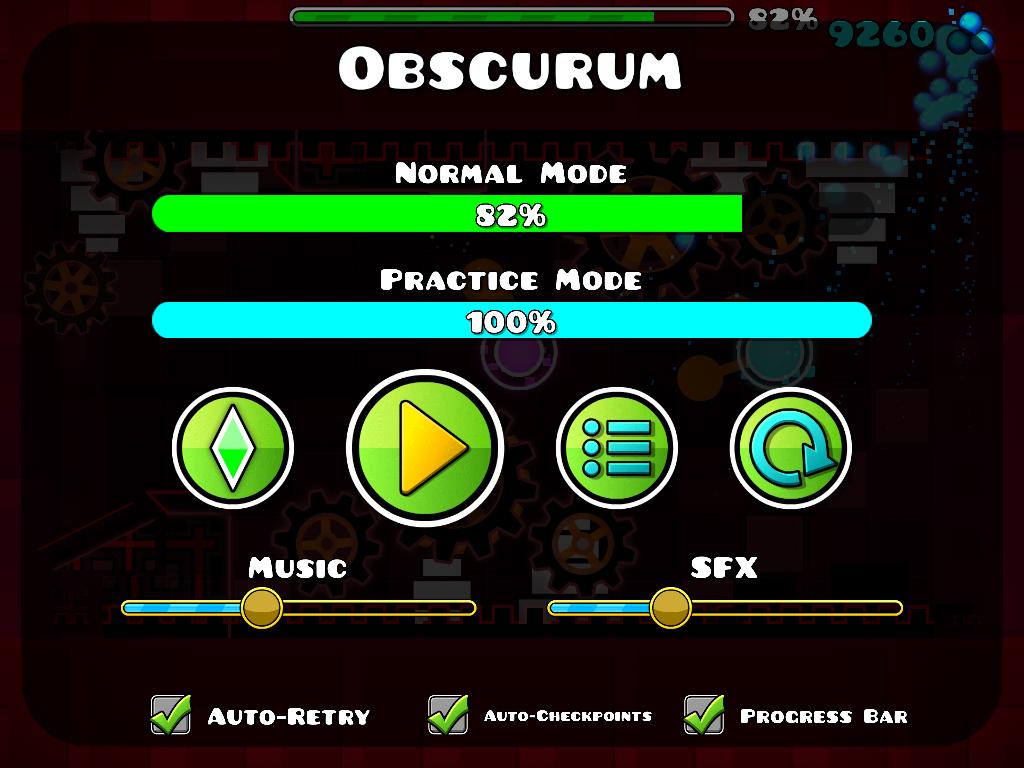 Obscurum 82%... me dormí por estar pensando en que seguía después x"D watchá ya te estoy superando @Neo4C xd