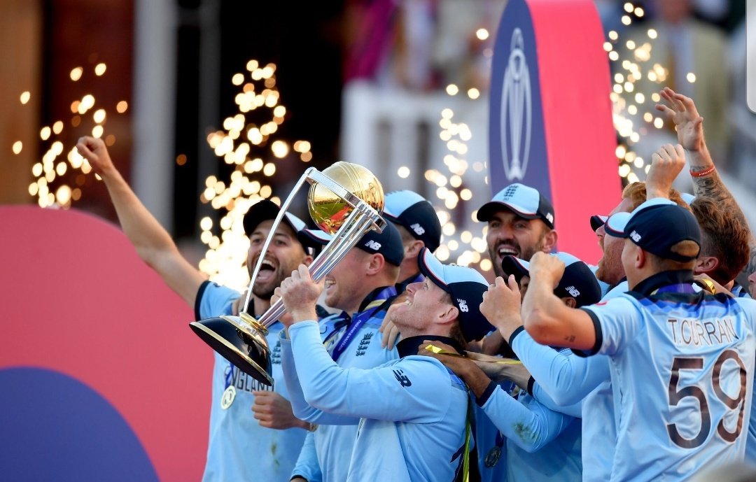 Saqlain_Mushtaq's tweet photo. It's been an amazing journey for me in this World cup,I feel so proud being a part of this Champion side @englandcricket what a sensational final -never witnessed such a game like this @cricketworldcup Hard luck to @BLACKCAPS Cricket has certainly won #ENGvsNZ #CWC19Final @ICC 🏴󠁧󠁢󠁥󠁮󠁧󠁿 https://t.co/aWcuV6YXyM