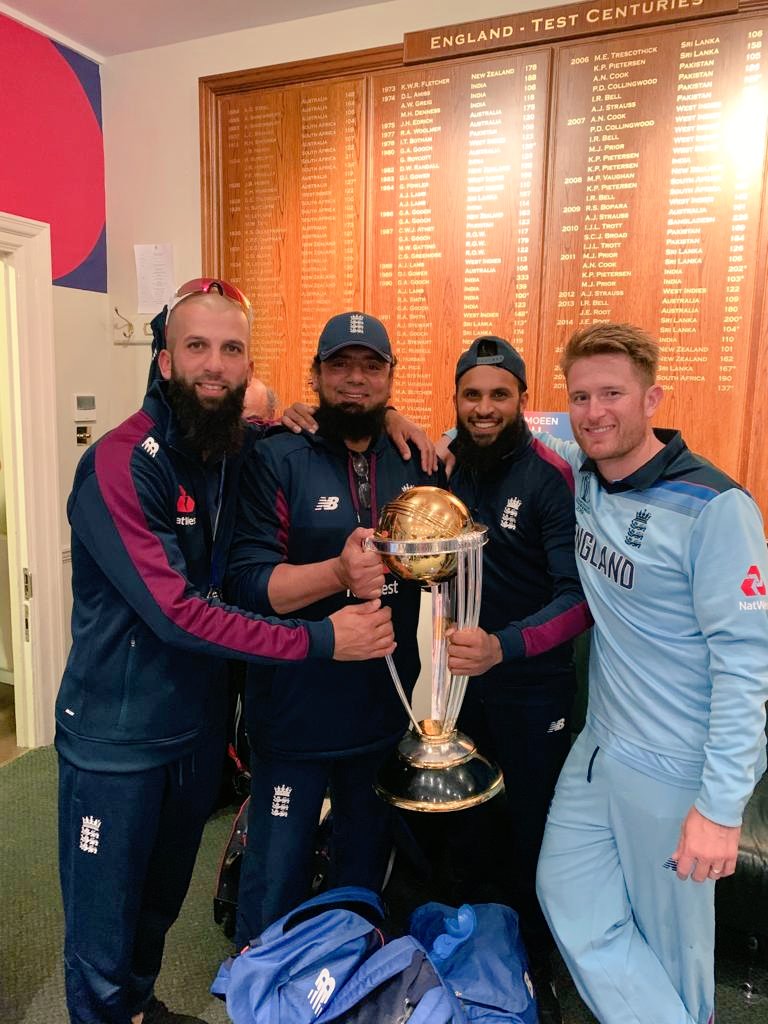 Saqlain_Mushtaq's tweet photo. It's been an amazing journey for me in this World cup,I feel so proud being a part of this Champion side @englandcricket what a sensational final -never witnessed such a game like this @cricketworldcup Hard luck to @BLACKCAPS Cricket has certainly won #ENGvsNZ #CWC19Final @ICC 🏴󠁧󠁢󠁥󠁮󠁧󠁿 https://t.co/aWcuV6YXyM