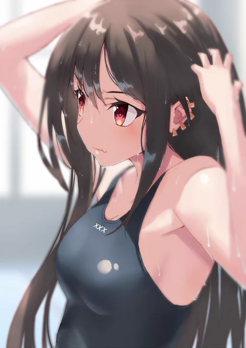 【C96新刊】先ほどの紫式部が表紙の『FGO/swim』メロンさんで予約開始してます!競泳水着をテーマにしたFGOフルカラーイラスト集です!イラストの半分以上が未公開(書き下ろし)です。夏コミに来れない方は是非よろしくお願いします!特典なし 