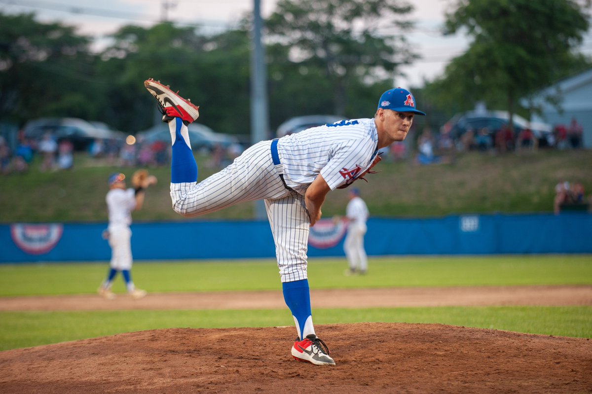 ChathamAnglers's tweet image. RJ Dabovich (@ASU_Baseball) struck out nine of the 13 batters he faced on Sunday!

His dominant line: 4 IP, 0 R, 1 H, 0 BB, 9 K