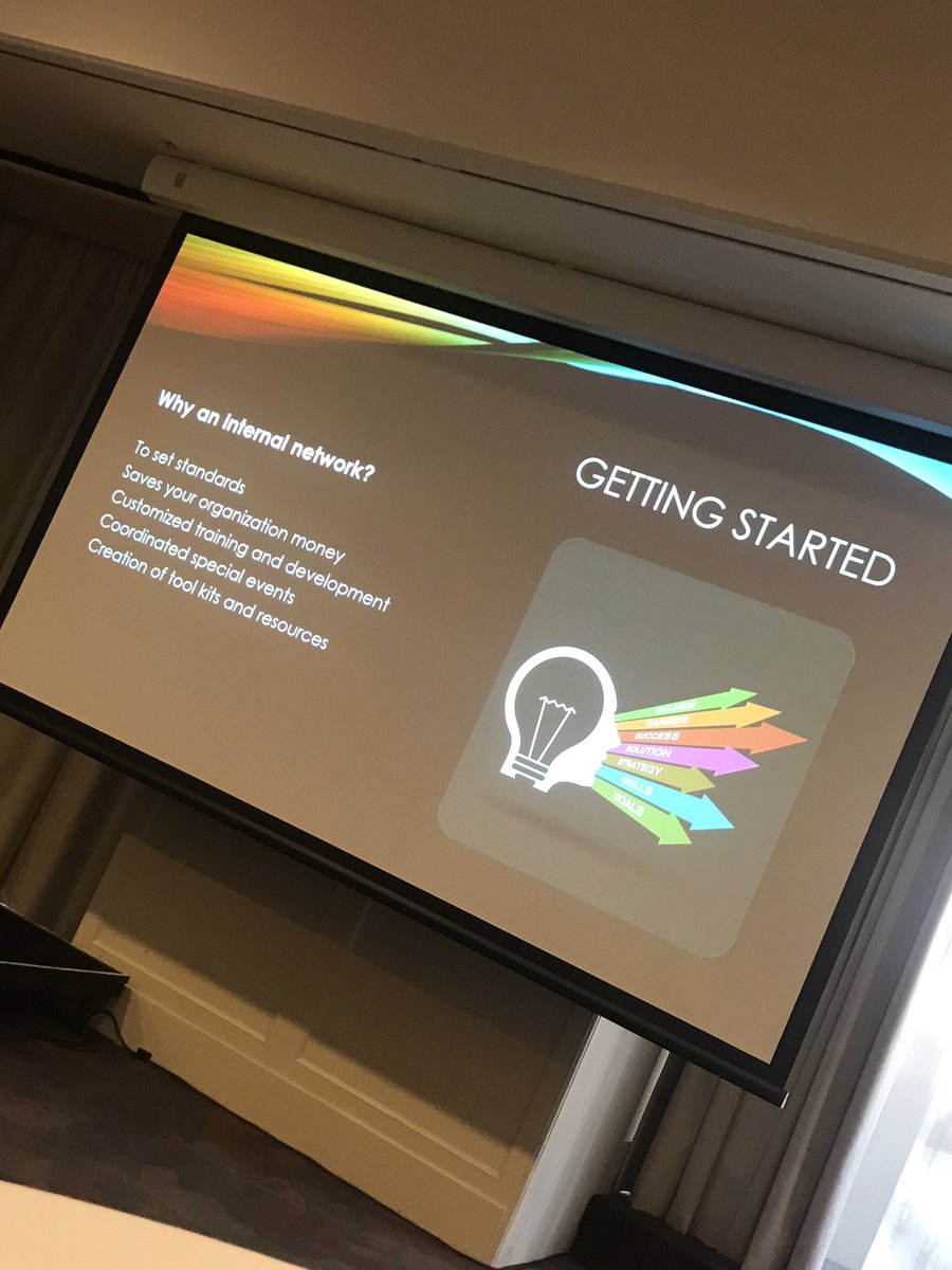Melissa77956963's tweet photo. Do you have an internal network group? Getting started with Cathy Harris   #ExecSecLIVE https://t.co/eqKn0ThXcE