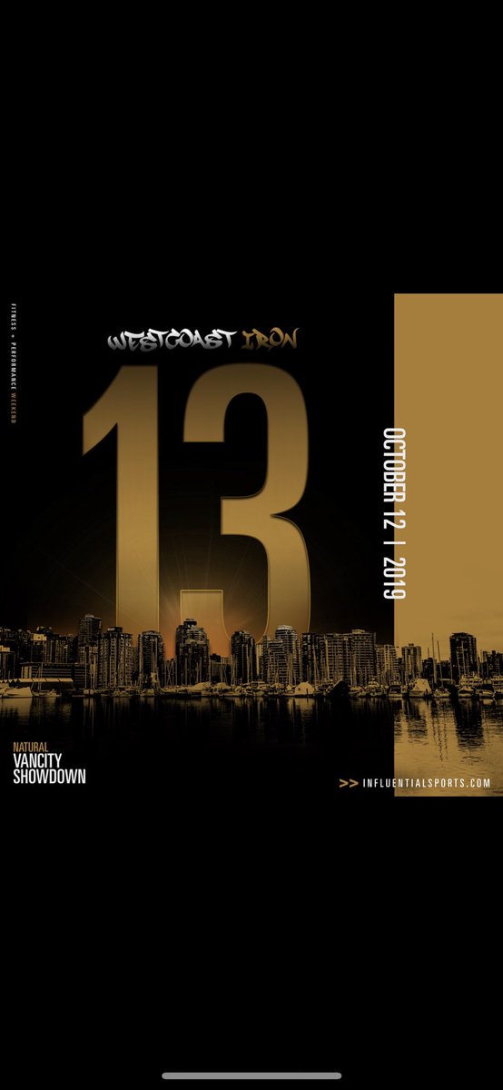 13 weeks out from the <a href="/westcoastiron/">West Coast Iron</a> #vancityshowdown