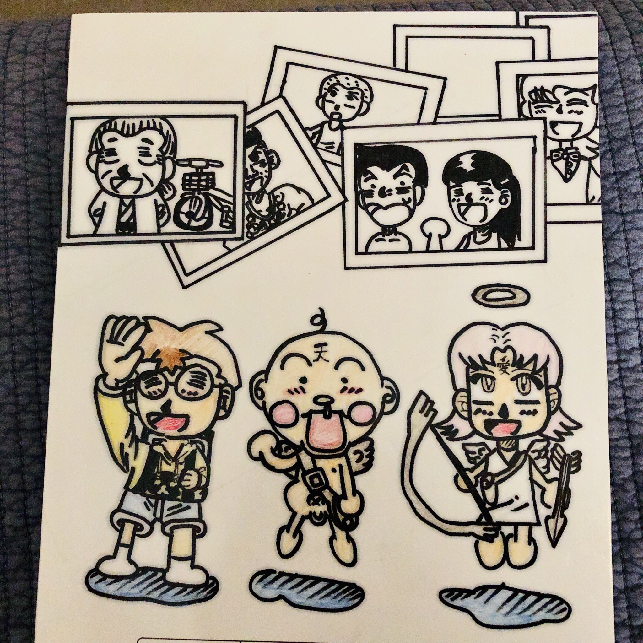 とのいけたつひろ 花咲天使テンテンくん懐かしい これは小学校の時に作文集の裏表紙に描いたテンテンくん T Co 7ds1nggef1 Twitter