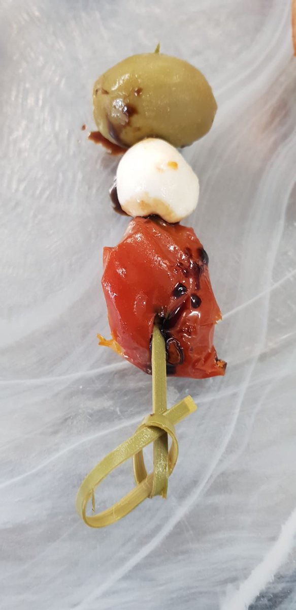 ByAmbience's tweet photo. Canape of the week…..
Sun Blushed Tomato, Olive & Bocconcini Skewers with Balsamic Glaze
#WeddingsByAmbience #CorporateByAmbience #CateringByAmbience #Canapes #Tomatoes #Olive #Bocconcini #Balsamic #Yummy #Tastey #MiniBites #SussexCaterer #SurreyCaterer #KentCaterer https://t.co/mHvldygWjZ