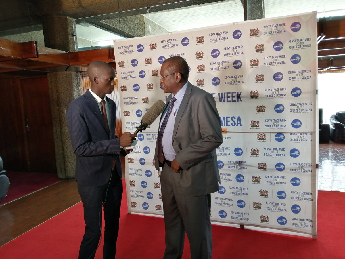 COMESA_HQ's tweet photo. #COMESA best placed to support implementation of Africa Continental Free Trade with its well established institutions and trade facilitation tools, says @kcheluget
@COMESABusiness #kenyatradeweek2019
#comesasource21
@Trade_Kenya https://t.co/txOnUyp2Yv