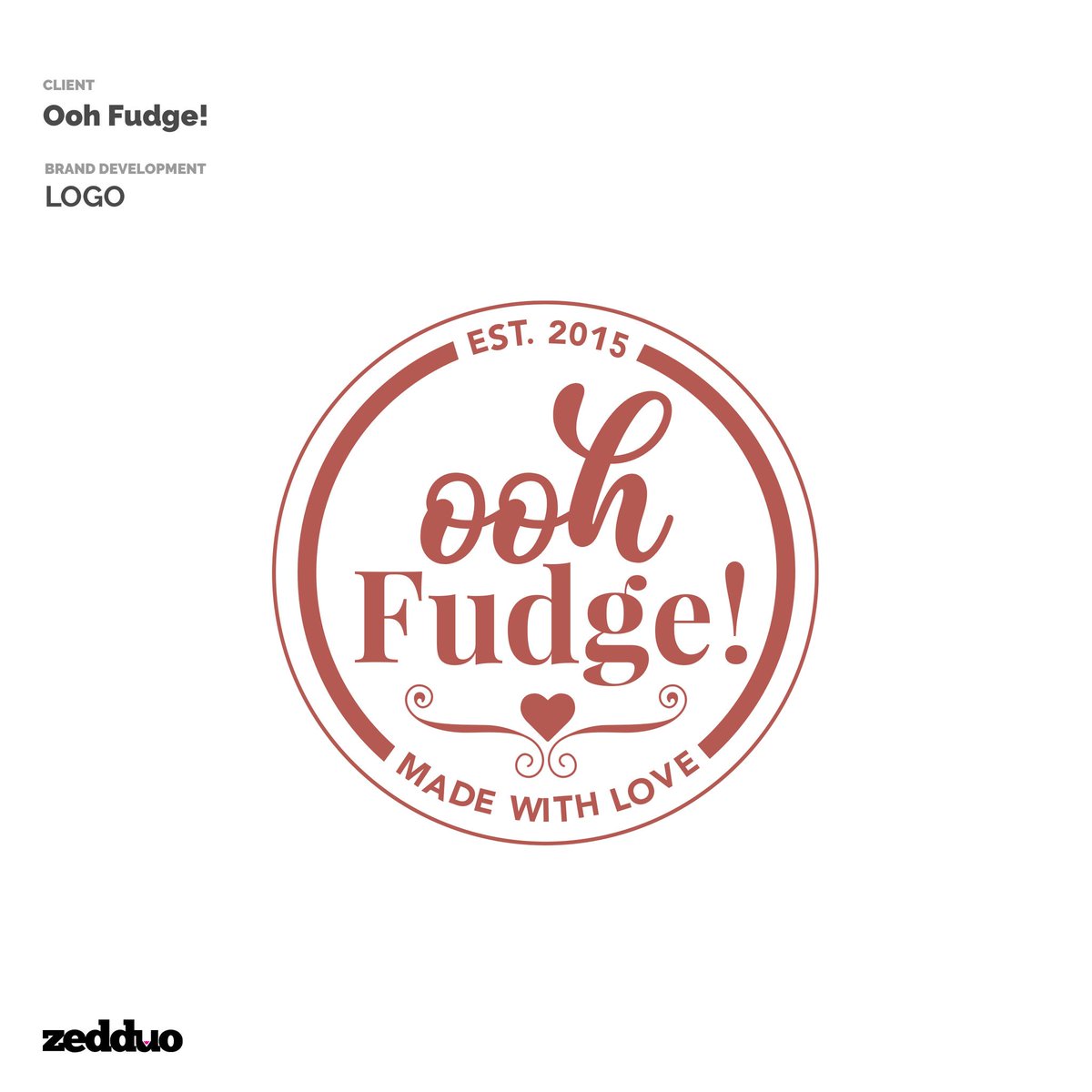 zedduo's tweet photo. Client Showcase: Ooh Fudge! We were tasked to create a full #brandidentity and build an #eCommerce website. https://t.co/Ghd3nXvl9T