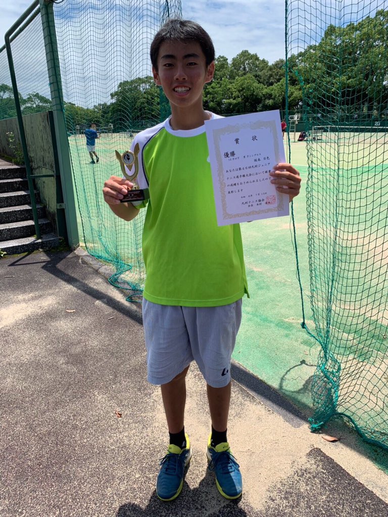 優勝‼️ #九州ジュニアテニス選手権大会 #ルーセントアカデミー熊本 所属 #坂本日色 選手が14歳以下の部を制しました❗️  今回の結果により、8月に大阪の江坂TTCで開催される #全日本ジュニアテニス選手権 に出場できます✊ 本当におめでとうございます☺️ #ルーセント  ...