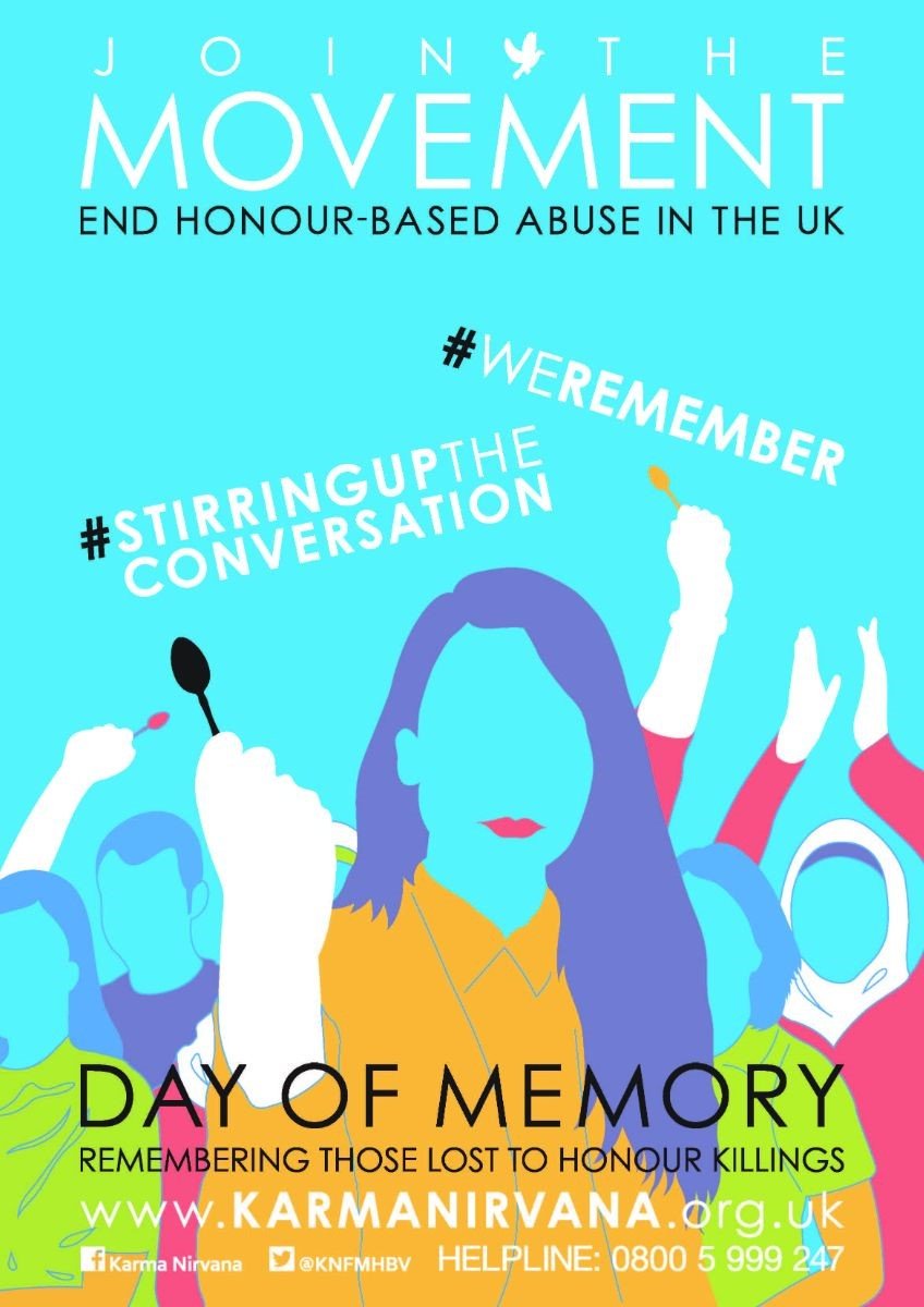 SaferPoole's tweet photo. Established by Karma Nirvana, the Day of Memory is to remember those that lost their lives to Honour Killings. Where some families choose to forget and feel shame, we choose to remember and celebrate victim's lives. https://t.co/9TVjAum7FM