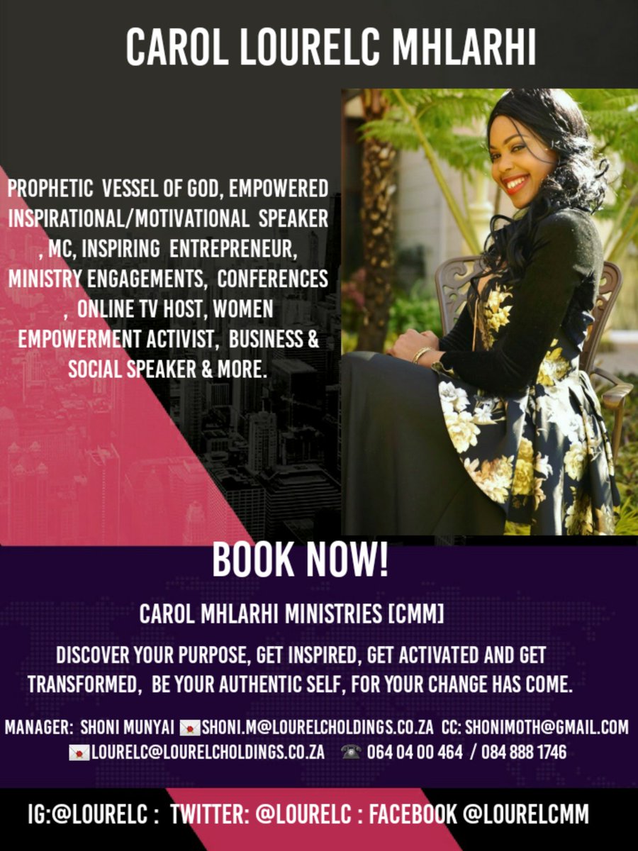 Lourelc's tweet photo. The Purpose of God will never & Can never be aborted in your Life
May you discover your purpose & occupy your domain😊
Good Morning😊
For any upcoming events/Conferences & etc, You need a speaker/Mc , Kindly see booking info below👇,
We are here 😊
#LetsImpact
#RT https://t.co/sf6xd2IzxC