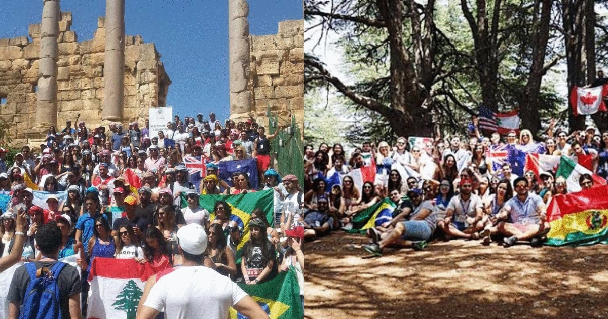 961app's tweet photo. This Group Is Bringing Hundreds of Young #Lebanese Descendants to Visit #Lebanon 👏🥰
https://t.co/izjXp4GMD8
#LEBolution https://t.co/hq8SFtI6sa