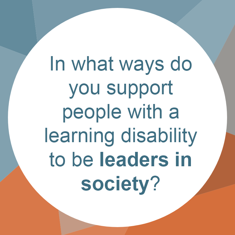 TheraTrust's tweet photo. Thera's vision is that people with a learning disability can be leaders in society. To lead by example, we currently have 13 paid leadership posts held by people with lived experience. How have you promoted leadership within your own role or organisation? https://t.co/oZQ82CJ6q2