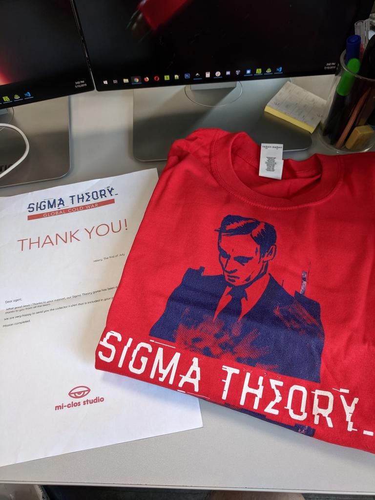 Sonny_AD's tweet image. Hehe just received my t-shirt ! Thanks @Mi_Clos #sigmatheory #videogames