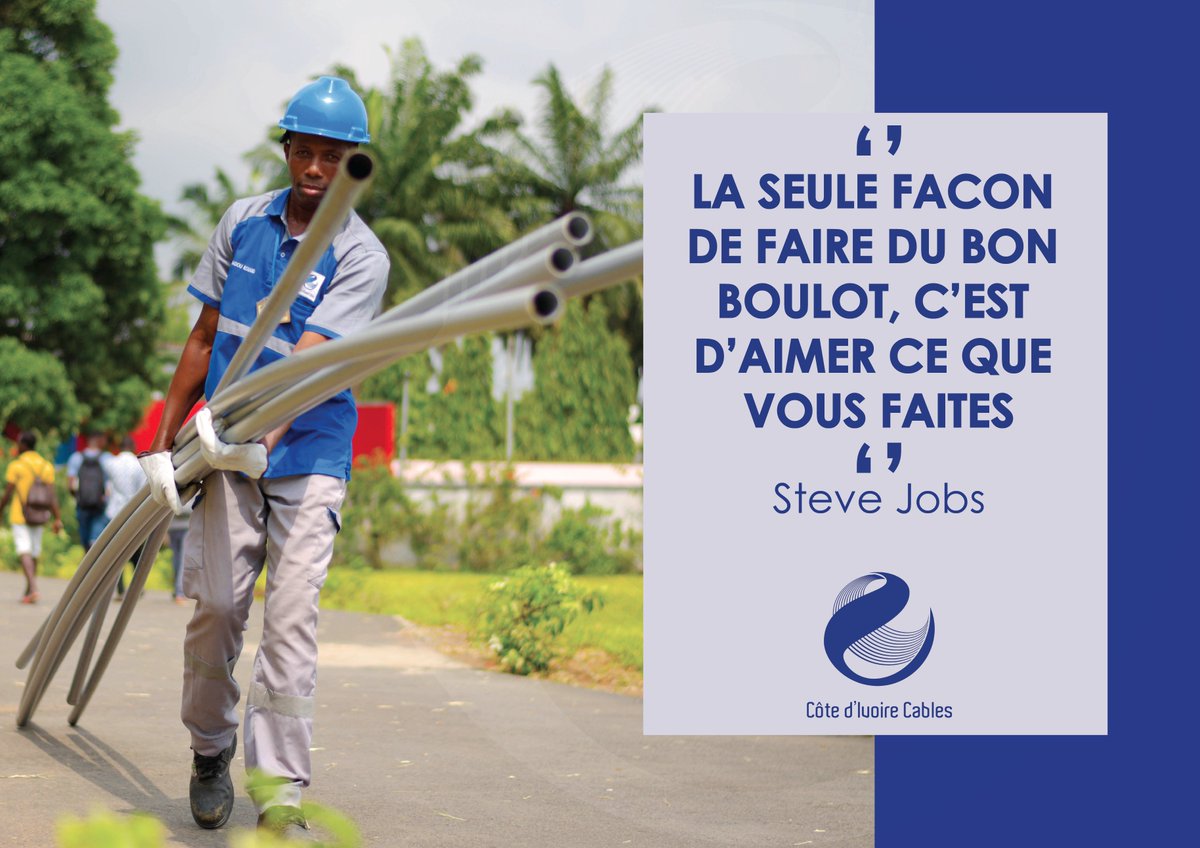 CICables's tweet photo. Nous sommes engagés à vous offrir le meilleur, car nous aimons notre travail, excellente semaine.
 #CICables https://t.co/UUbBPpeUah