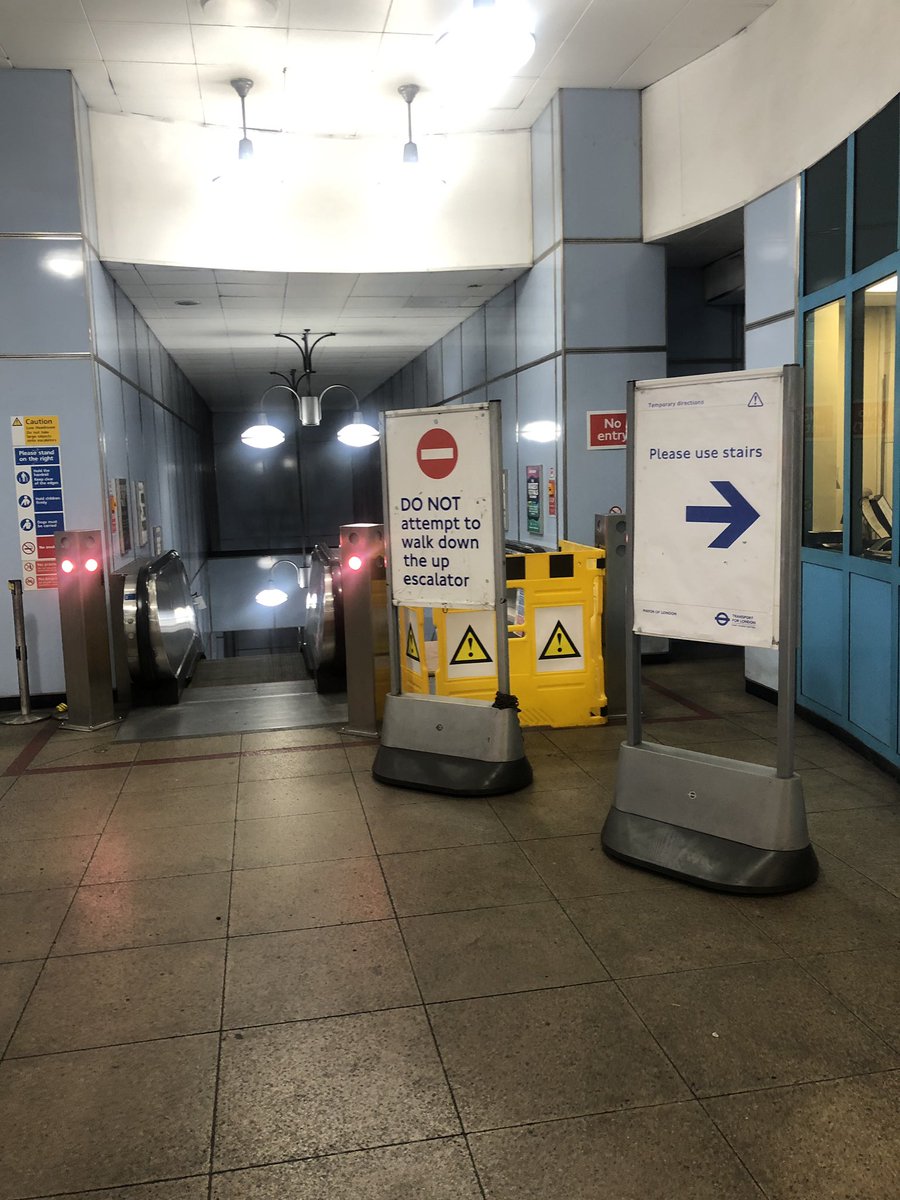 CSarkEscalator's tweet image. Inspired by Djokovic and the England cricket team? Well I’m here to help you get fit. Lower/Down section closed. You’re welcome 🏃🏽‍♀️