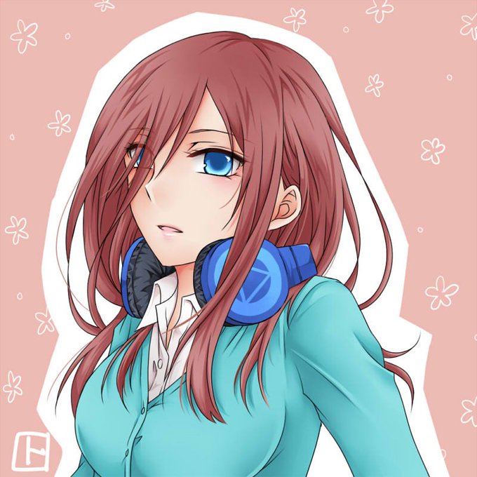 🦋烏丸トリ🦋さんがTwitterに投稿した中野三玖(五等分の花嫁)のイラスト。