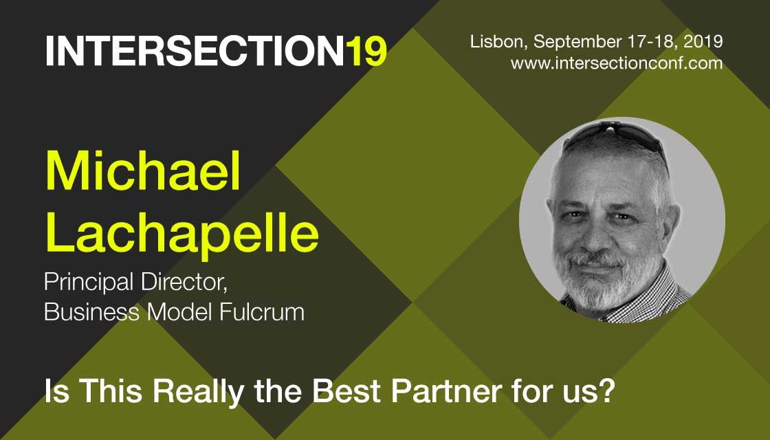 We are very happy to welcome Michael Lachapelle again at #Intersection19. <a href="/mike_lach/">Michael Lachapelle</a> will talk about partnerships in business, how to model a successful partnership and how to assess the risk.