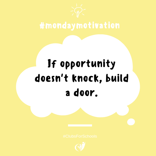 clubbly_uk's tweet photo. The perfect quote to get you inspired this #MondayMorning Make sure you make the most of this week! 😄👍⭐️🏅 #MondayMotivation #SchoolClubsMatter #ClubsForSchools #HubForClubs #Mindset #GrowthMindset #Inspiration #Monday #MondayQuotes #Work #Coaching #Positivity #Education https://t.co/0F2PLD3axs