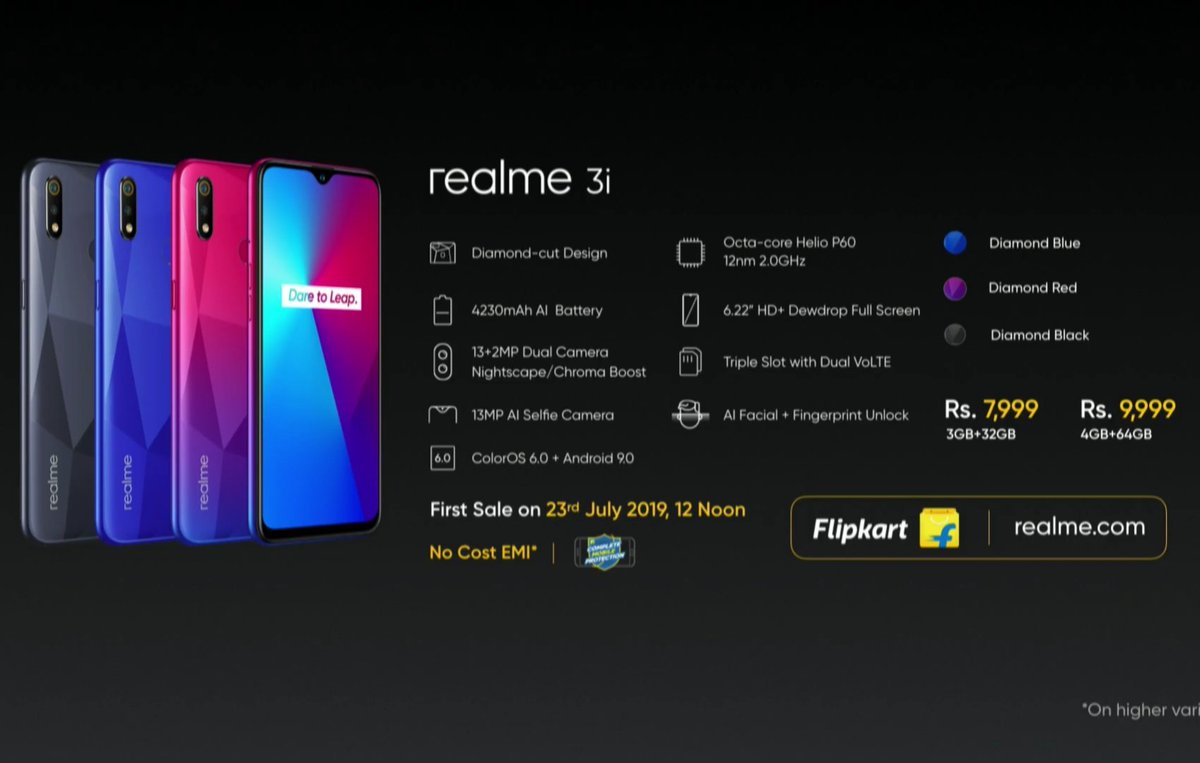 Размер экран realme. Смартфон Realme 3i. Смартфон Realme 3 камеры. Realme 3i 32 GB. Realme 3 характеристики.