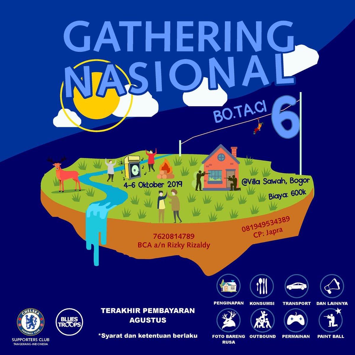 Bulan Juli uda setengah jalan nih Troops, jangan sampe kelewatan daftar #Gathnas6TBI ya!