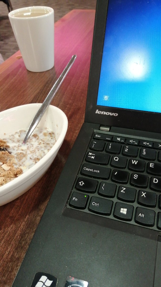 RightsandPartic's tweet photo. Another day. Another interview. Waiting for young people and enjoying my complimentary cereal. Little things! @Bhamchildtrust https://t.co/2IGqtSgu1e
