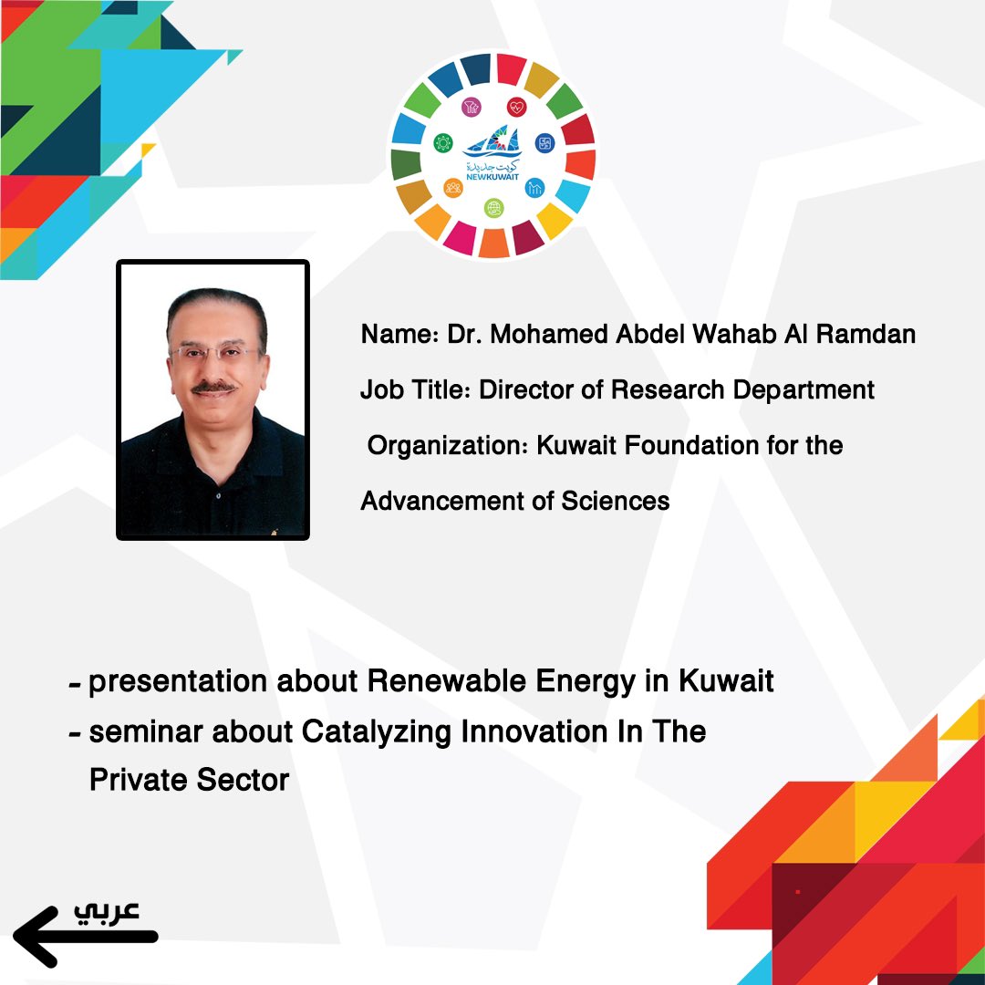 يشارك د .محمد الرمضان مع وفد دولة الكويت في تقديم تقرير الكويت للاستعراض الطوعي )إلى 2019(الوطني الأول المنتدى السياسي رفيع المستوى المعني بأهداف التنمية المستدامة