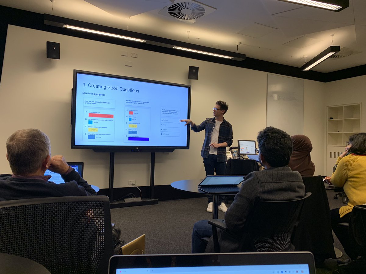 l_curran64's tweet image. Full house exploring FLUX with @NathanSherburn, thanks for sharing with RMIT academics. Well worth further exploring flux.qa/info/ 
#BLPilot2019 #studentresponsesystem #activelearning