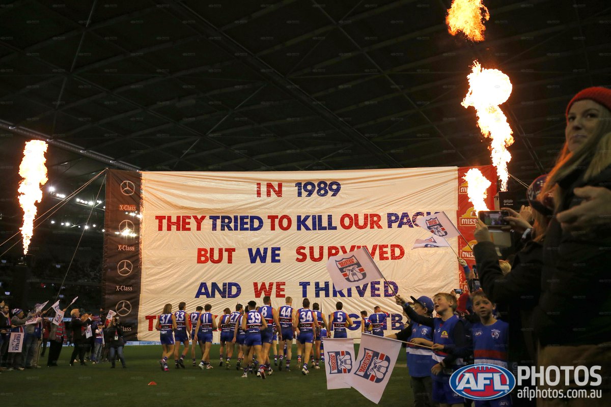 westernbulldogs's tweet photo. #Fightback30 + win = great day out!
Take a look at the best 📷 from our win over Melbourne. #MightyWest
GALLERY | https://t.co/SJzcfl8T8x https://t.co/AaZdztdGTD