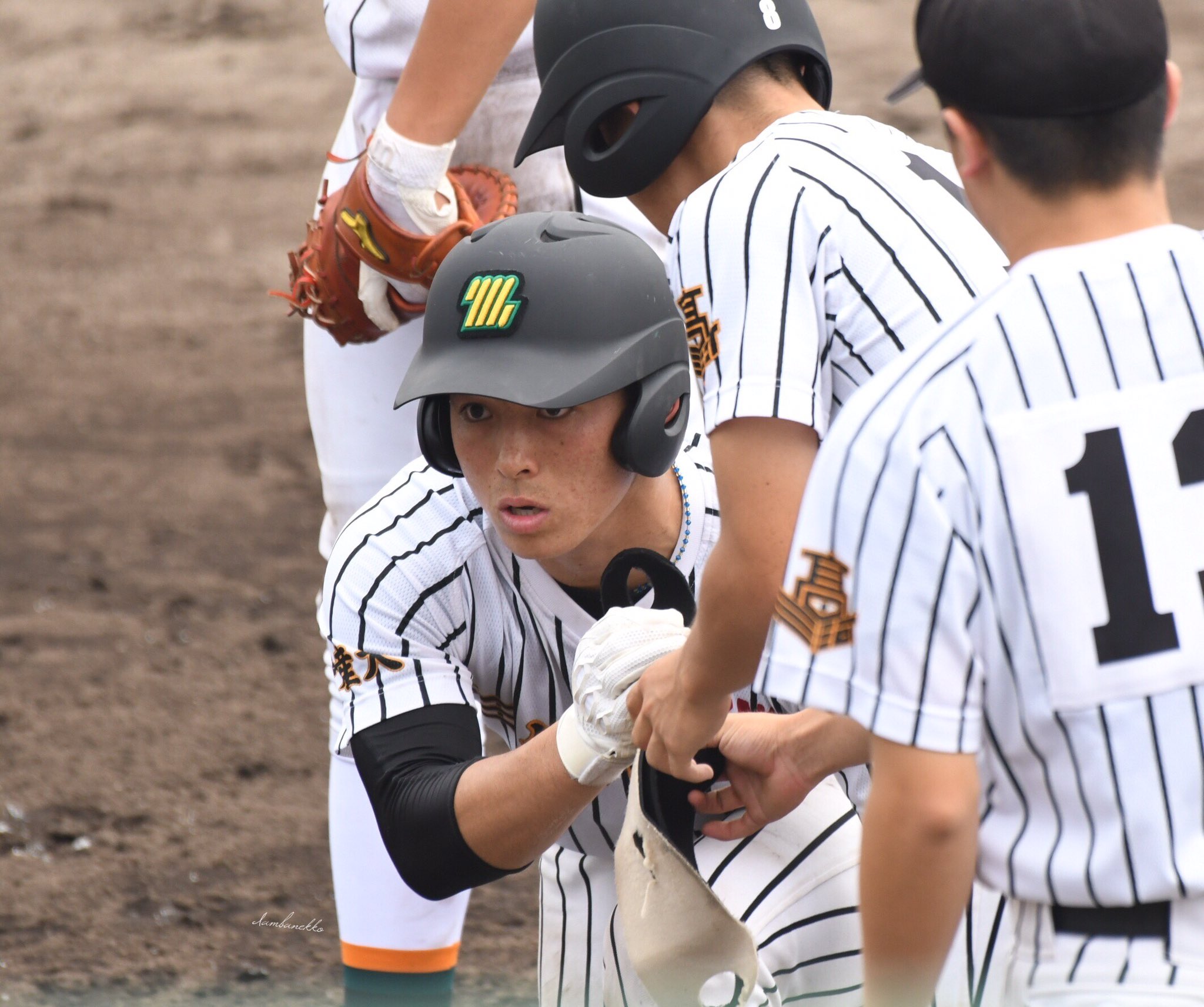 Haluhi 高校野球 中学野球 第101回全国高等学校野球選手権愛知大会 19年7月15日 第8日 3回戦 Aﾌﾞﾛｯｸ 熱田愛知時計1ｽﾀｼﾞｱﾑ 愛産大三河 ０００ ０００ 豊明 第2試合 4回表 終了 先制 愛産大三河 4回表 二死3塁 5番 櫻井仁生 3年 岡崎幸田選抜