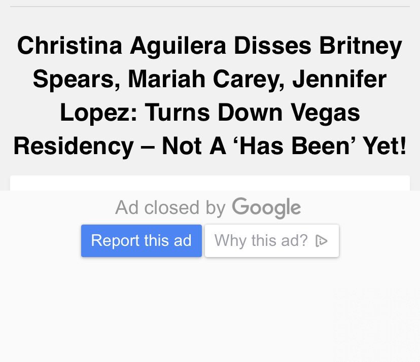 In 2015, Aguilera shaded Britney Spears, Mariah Carey and Jennifer Lopez for doing Vegas. Four years later in 2019, she followed their footsteps but the difference is that her show is absolutely flopping.