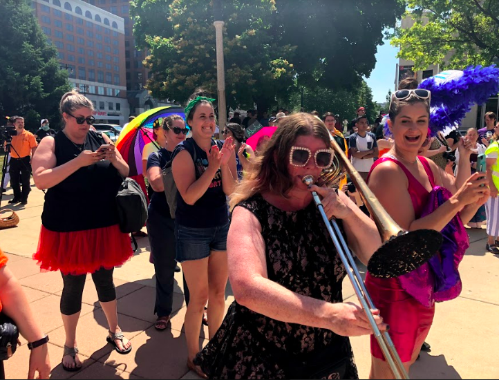 OSAUnmasked's tweet photo. Day one was a real success! Forever reminder that our side is ALL about LOVE and YES we DO have more fun! #GarbageFyreFest https://t.co/0dRKdiWsfQ