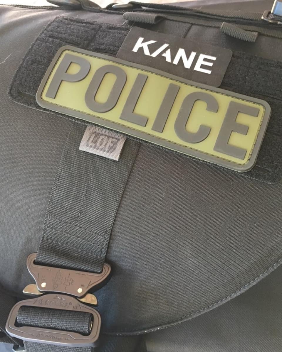 GaltPolice's tweet photo. THANK YOU Cover Your K-9 + Foothills K-9 Association for the donation of K-9 Kane's brand new ballistic vest. Cover Your K-9 also provided a medical class &amp; first-aid medical kit for K-9 Kane!

[Photo Cred: Julie Baldwin • Foothills K9]

#FoothillsK9 #CoverYourK9 https://t.co/vm0x4RIphv