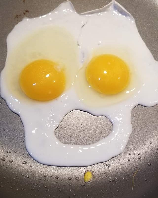 Gypsy19211412's tweet photo. Even my eggs were shocked I was up so early. https://t.co/oW6jLRVIEG