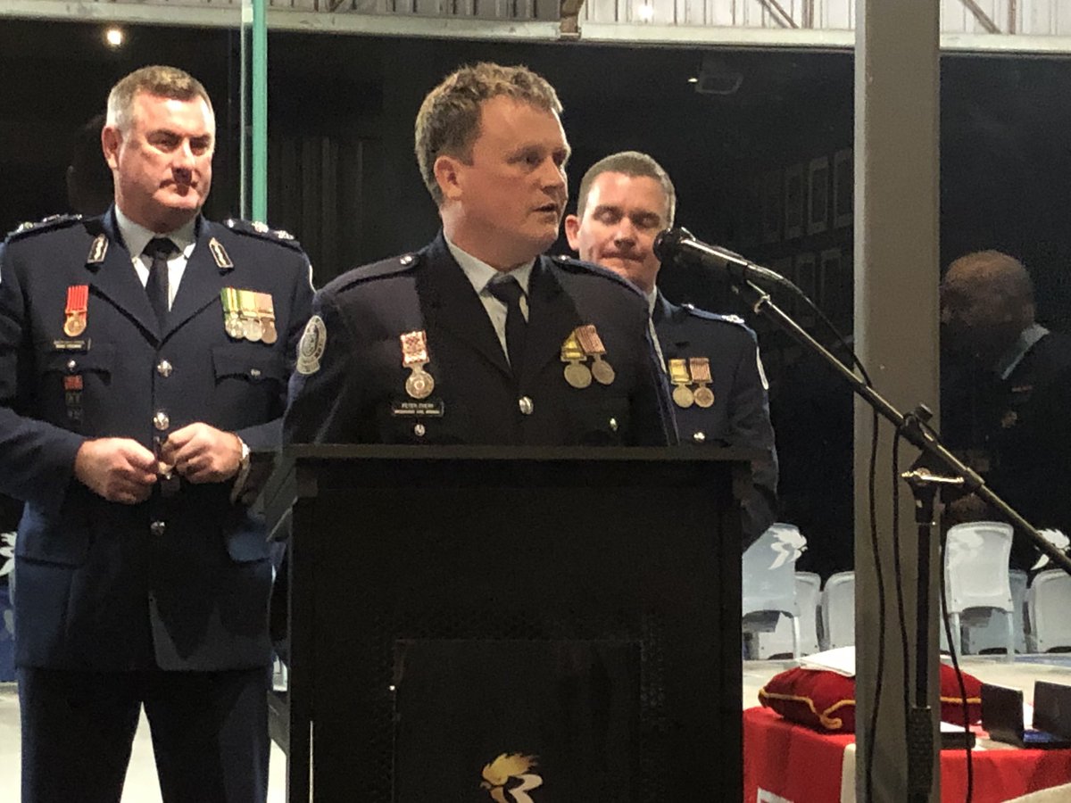 CommissionerFRV's tweet photo. A pleasure to be at Wendouree Brigade annual meeting and awards on Saturday night. A close knit and passionate group of people with a proud history. Keeping Victoria safe.
#cfastrong. https://t.co/sblLrHRxsC