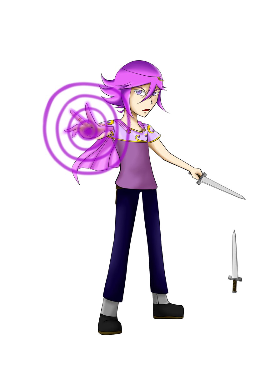 LightMelodyVA's tweet photo. I finished! Garret's new full art is done with a bit of information on him. #TiesofFate https://t.co/TtnFwZvt19