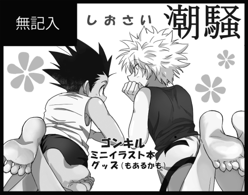 2019ハンターオンリー申し込みました。ゴンキルだらけのミニイラスト本が出る予定だよ～。テーマは脚と足と肢～～～がんばるよ～～～～～～ 