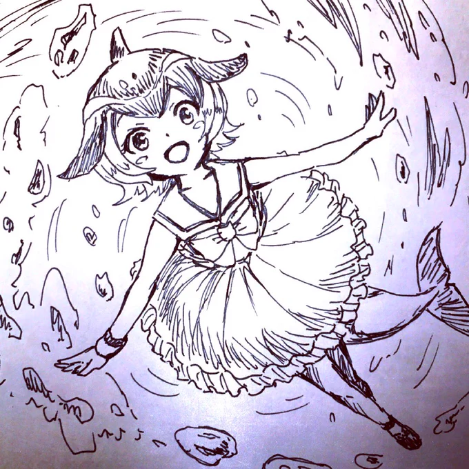 #海の日 その?
#けものフレンズ
#イラスト 
