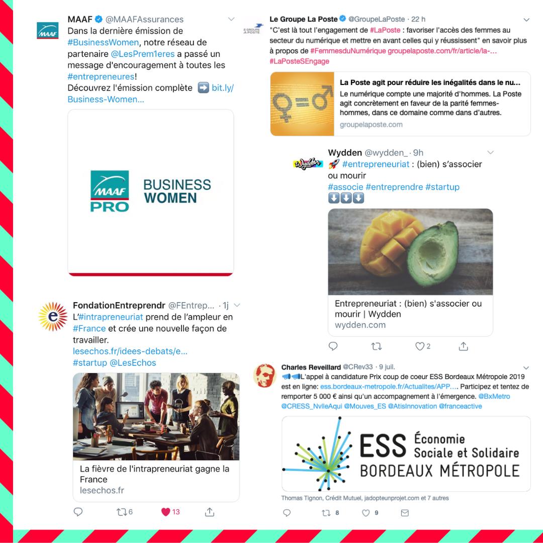 LesPremieresNA's tweet photo. Dans la #revuedetweet de la semaine, nous revenons sur l'appel à candidature du Prix coup de coeur ESS @BxMetro, d'intrapreneuriat avec @FEntreprendre & de la place de la femme dans le numérique avec l'engagement du @GroupeLaPoste. @LesPrem1eres @MAAFAssurances @wydden_ @CRev33 https://t.co/psWHnLqTNa